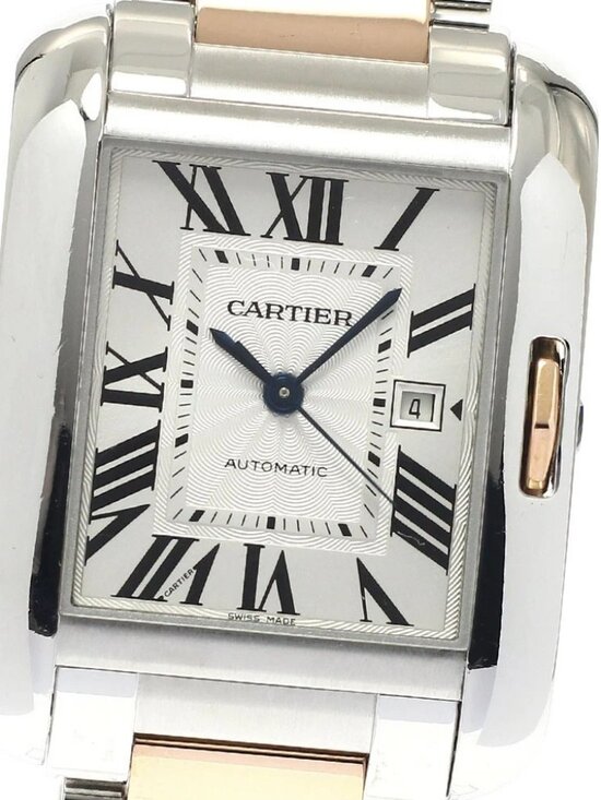 Cartier Other - CARTIER Tank Anglaise LM W5310007 PG date Automatic Boy's Watch_816723